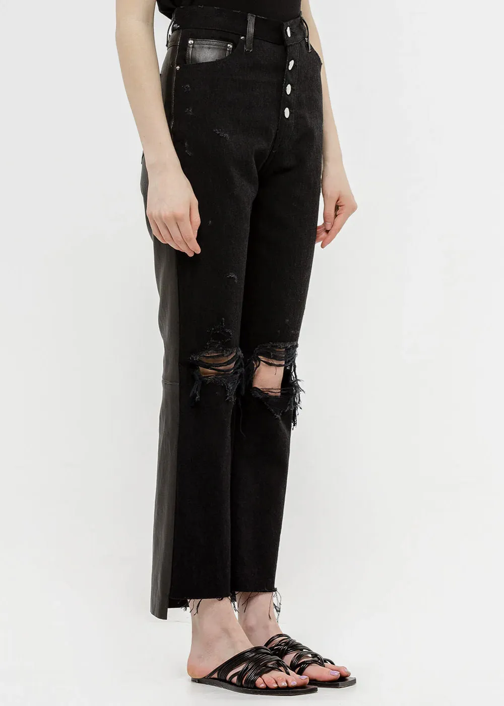 Antique Trimmed Jeans Pants
