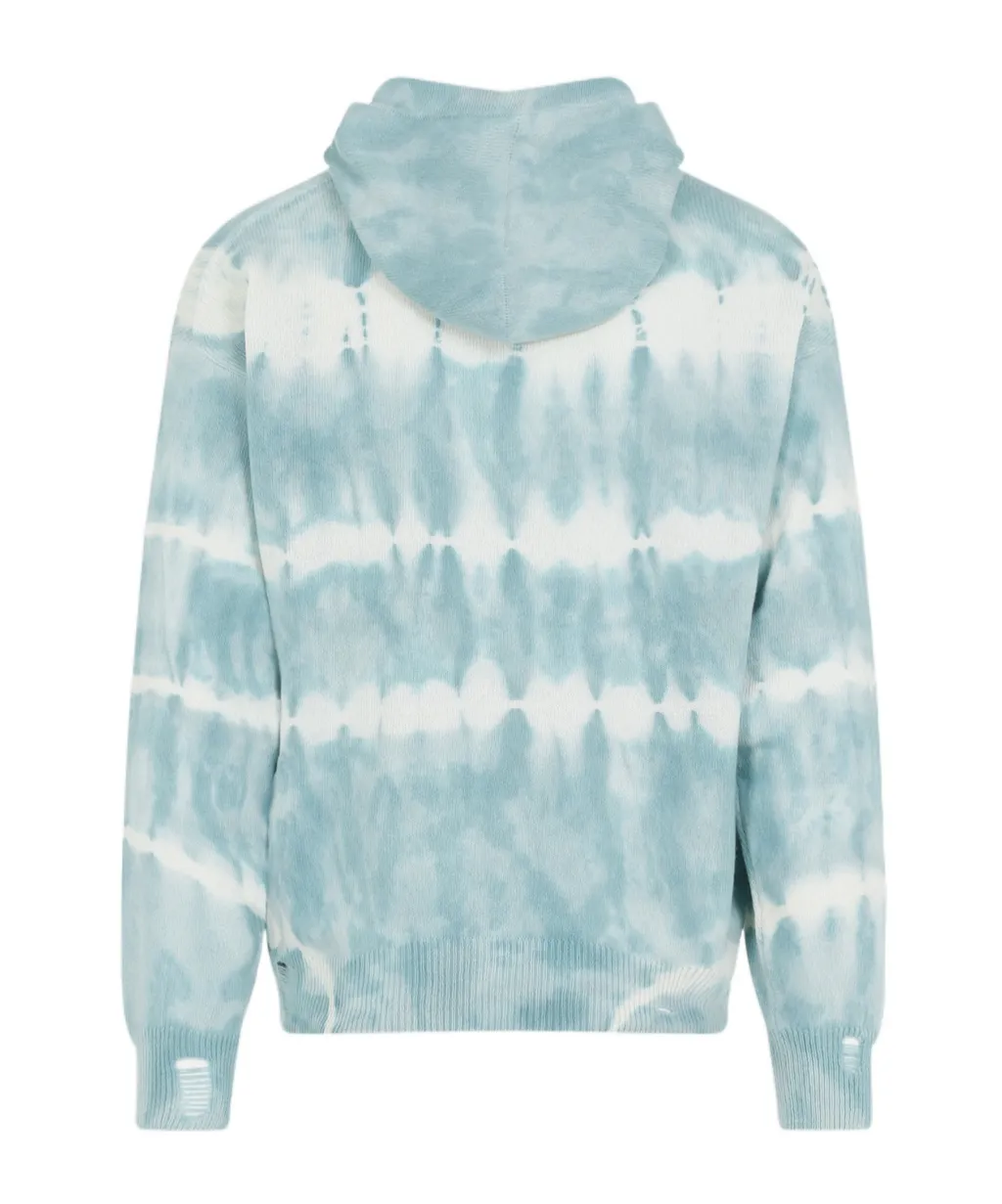 Tie-Dyed Hooded Sweater