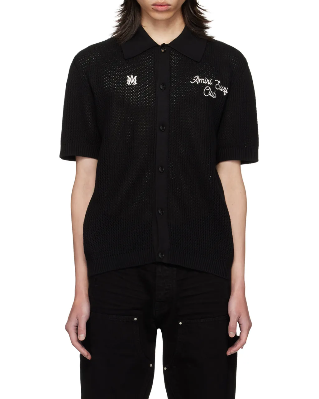Surf Club Crochet Polo