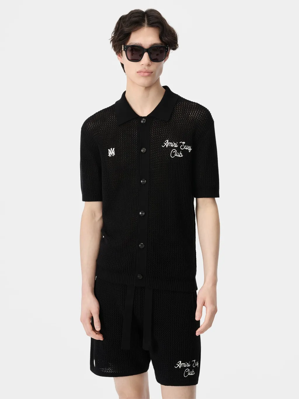Surf Club Crochet Polo