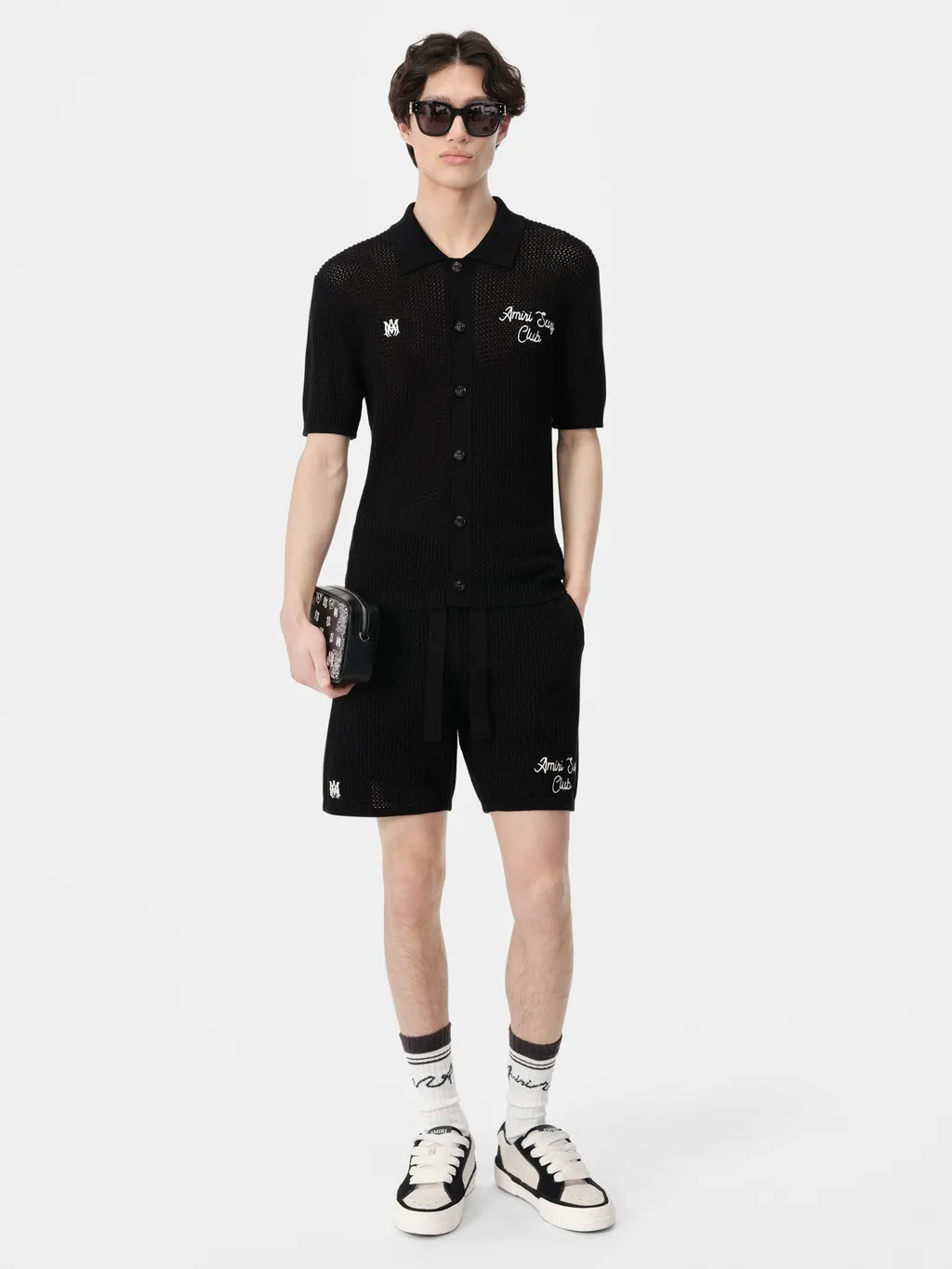 Surf Club Crochet Polo