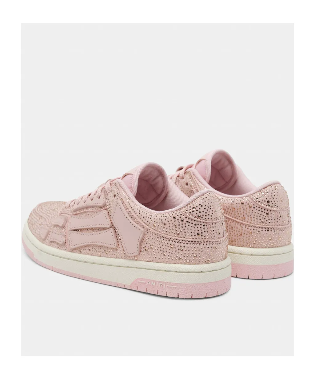 Skel Top Crystal-Embellished Sneakers