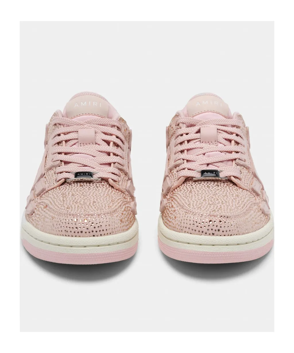 Skel Top Crystal-Embellished Sneakers