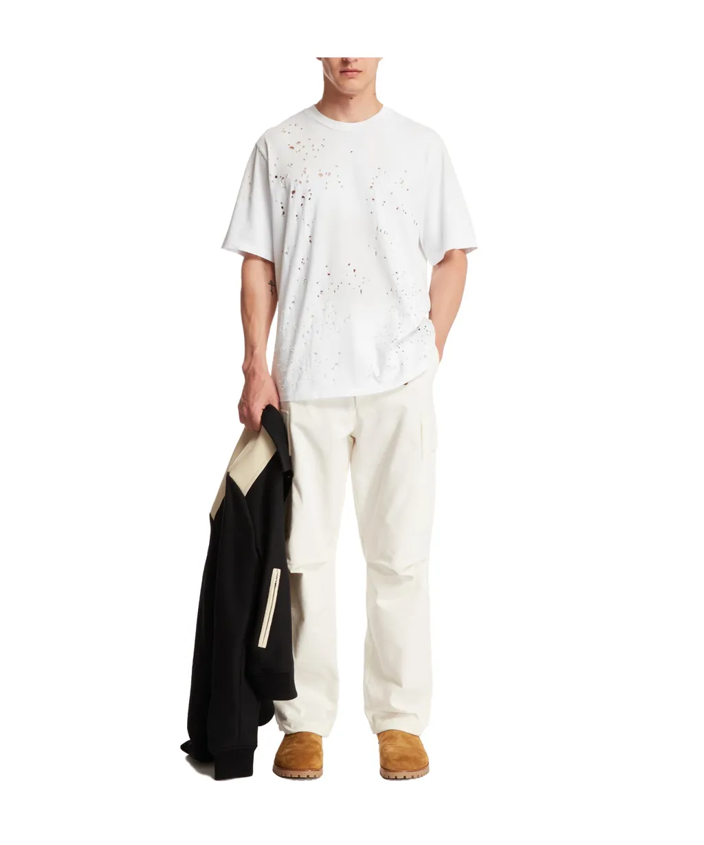 Open-Necked Black Shirt