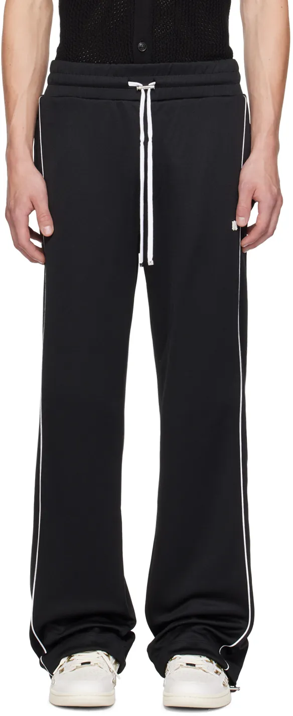 Contrast-Trim Drawstring Track Pants