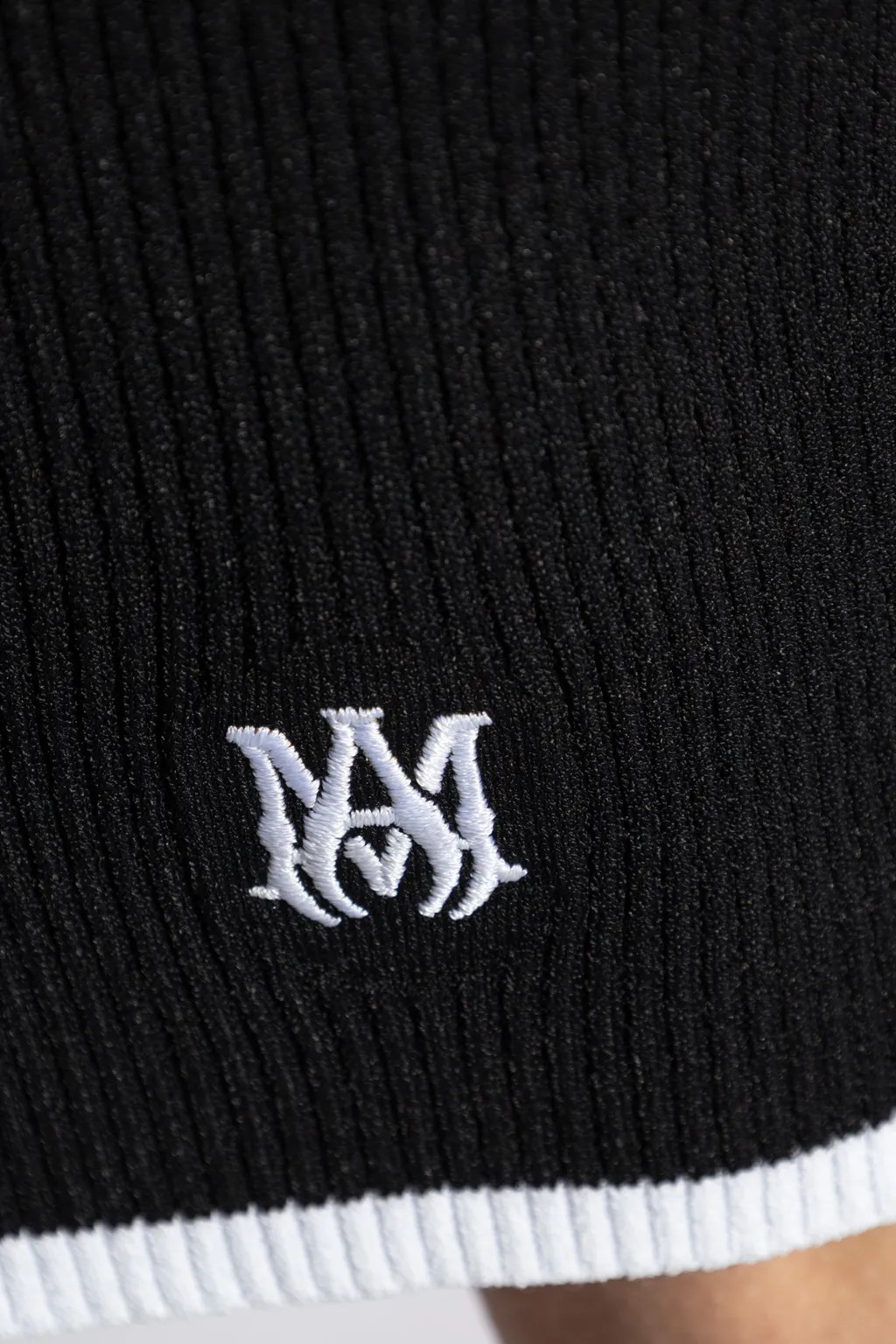 Ma Logo-Embroidered Midi Skirt