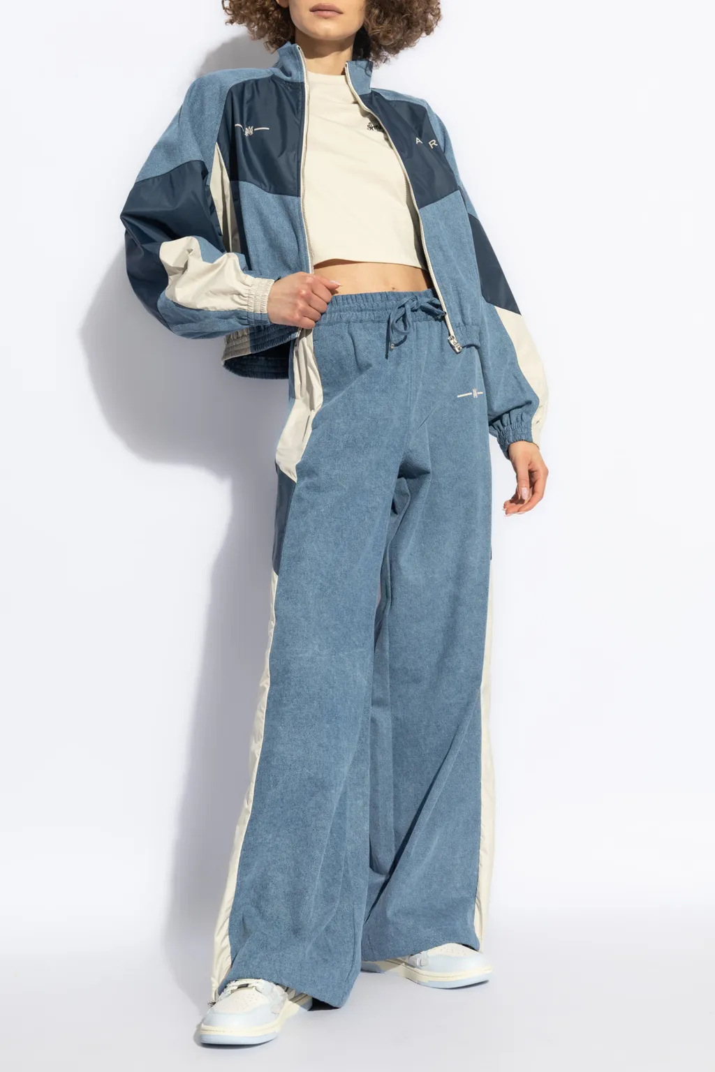 Chambray Track Pants