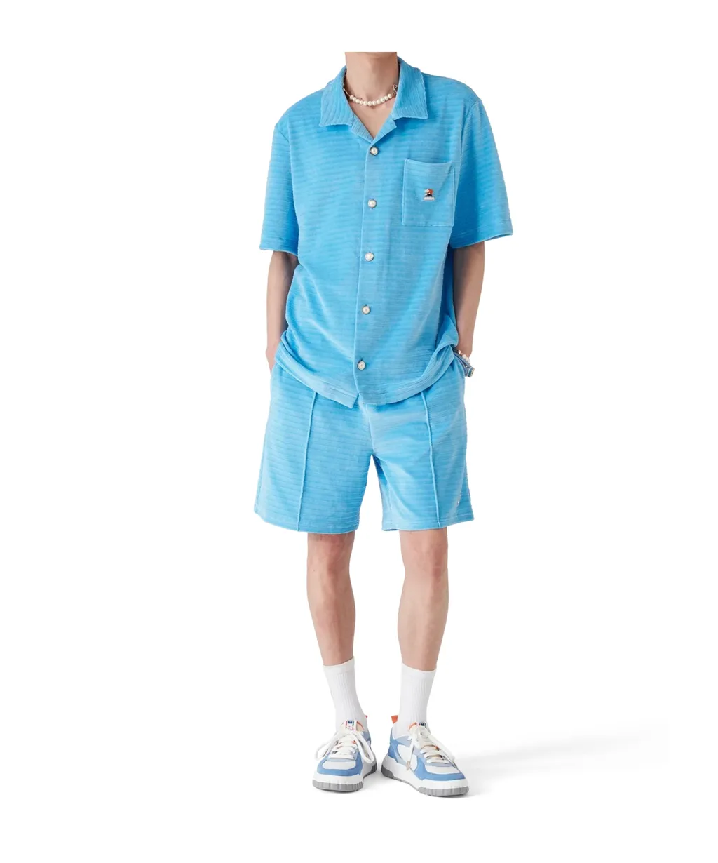 Striped Drawstring Shorts