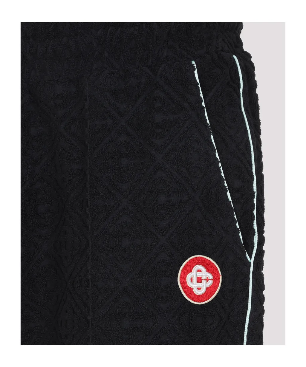 Logo Embroidered Flared Pants