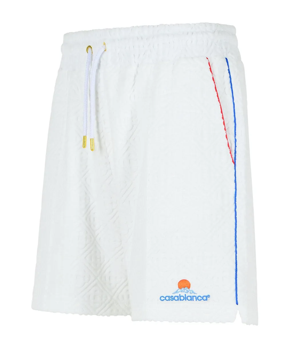 Logo Embroidered Towelling Shorts