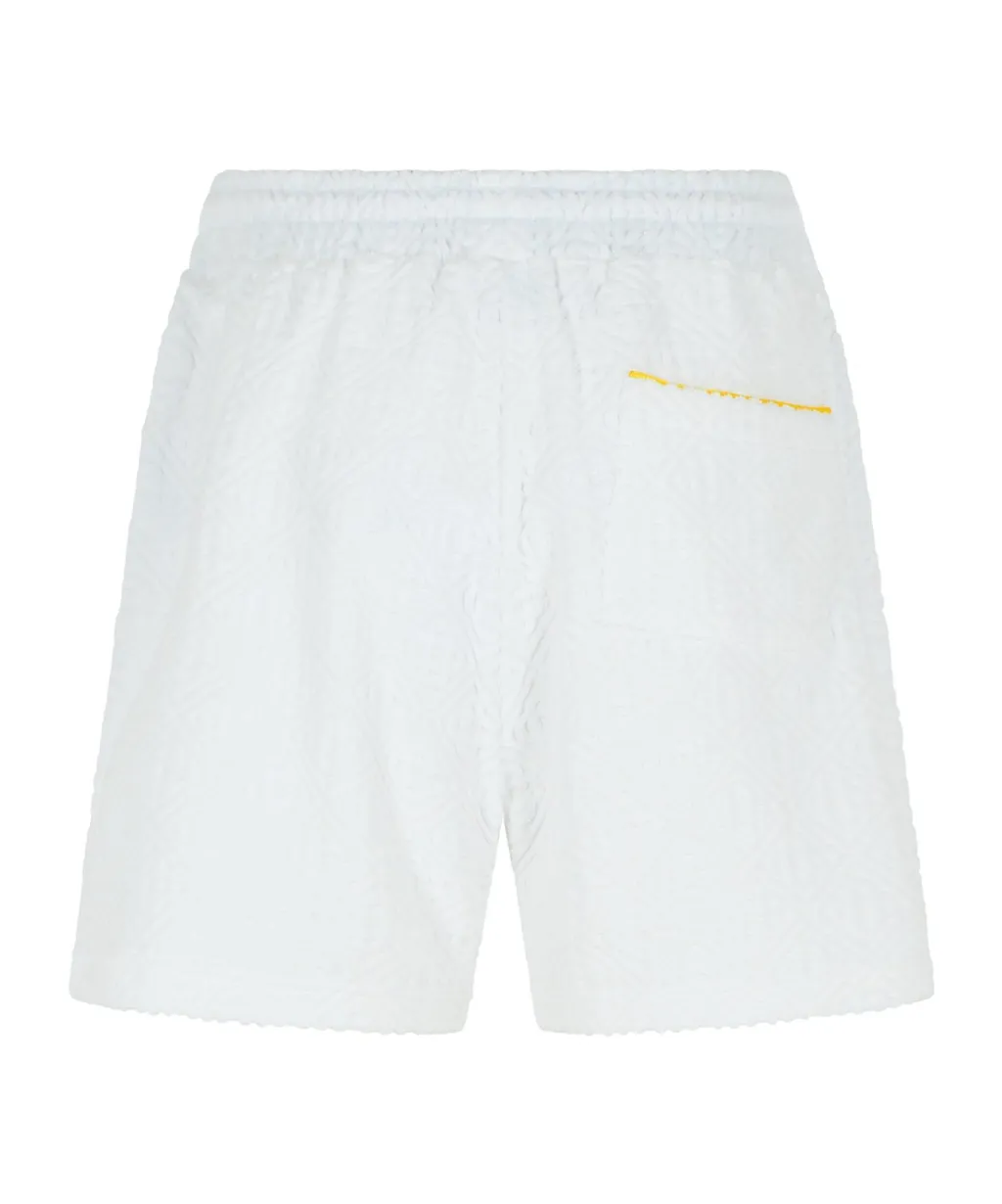 Logo Embroidered Towelling Shorts