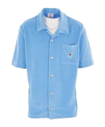 Short Sleeved Velour Shirt