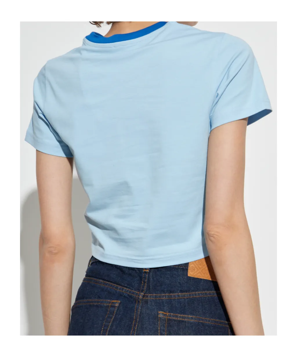 Logo Patch Cropped T-Shirt