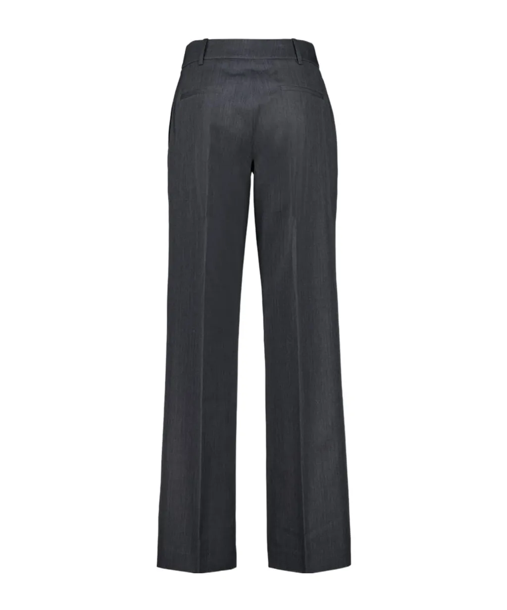 Pleated Zipper Casual Pants