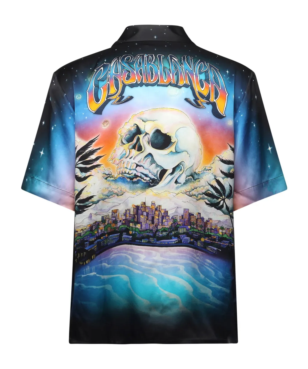 La PrÉMonition Short Sleeved Satin Shirt