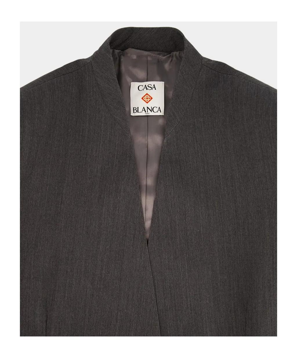 H-Shaped Long Sleeve Suit Jacket