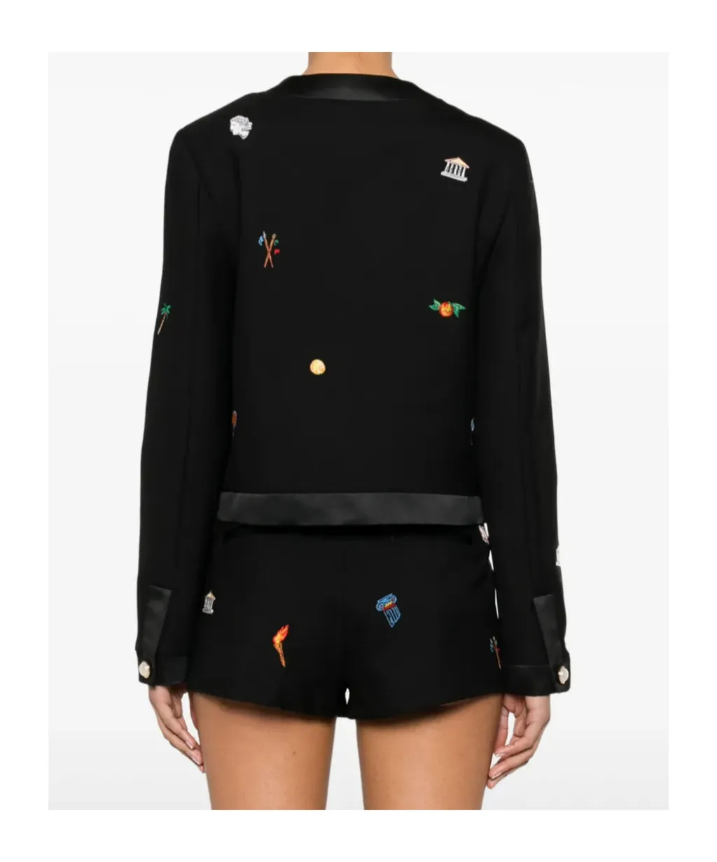 Embroidered Casual Jacket
