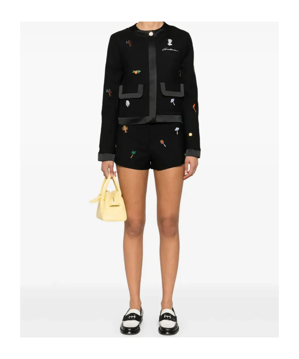 Embroidered Casual Jacket