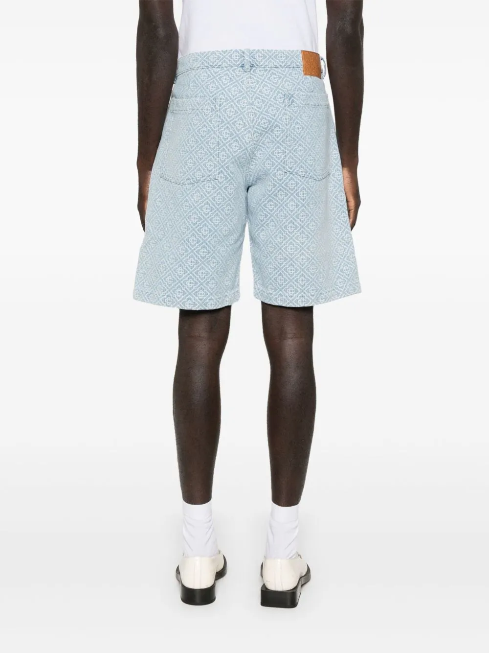 Logo Detail Jeans Shorts