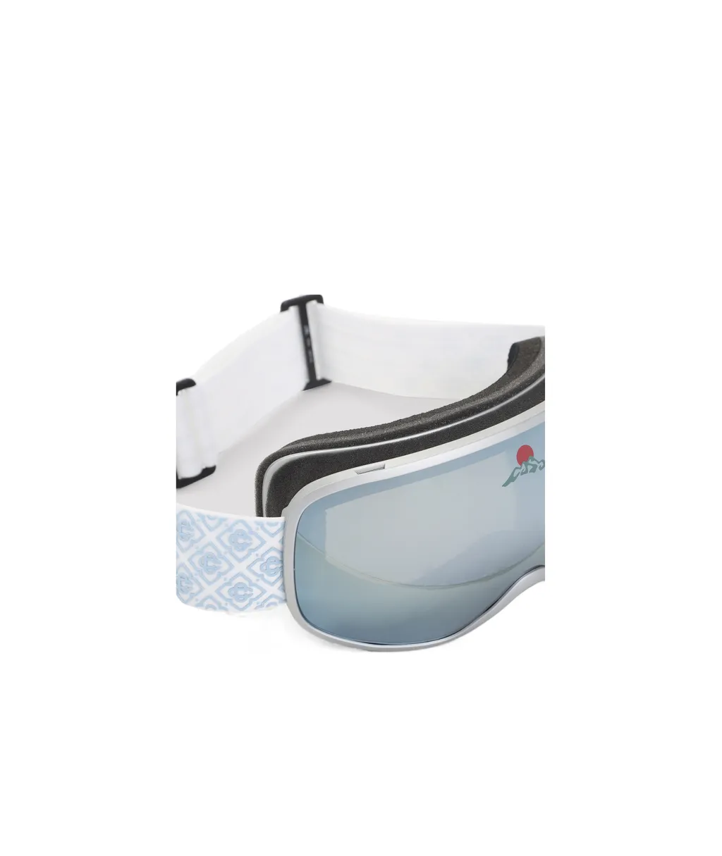 Monogram-Strap Ski Goggles