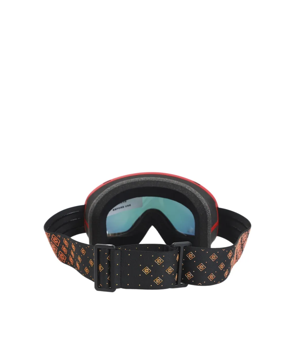 Monogram-Strap Ski Goggles