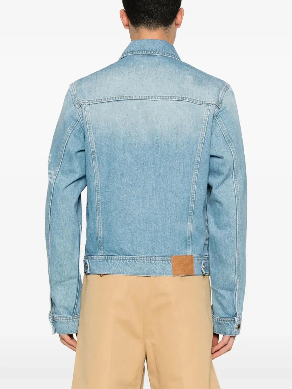 Graffiti Effect Denim Jacket