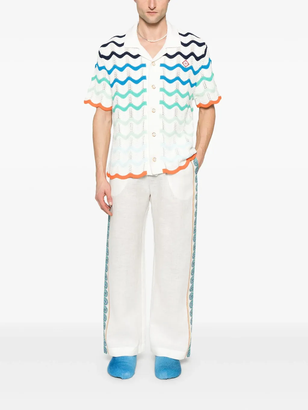 Drawstring Waist Casual Pants