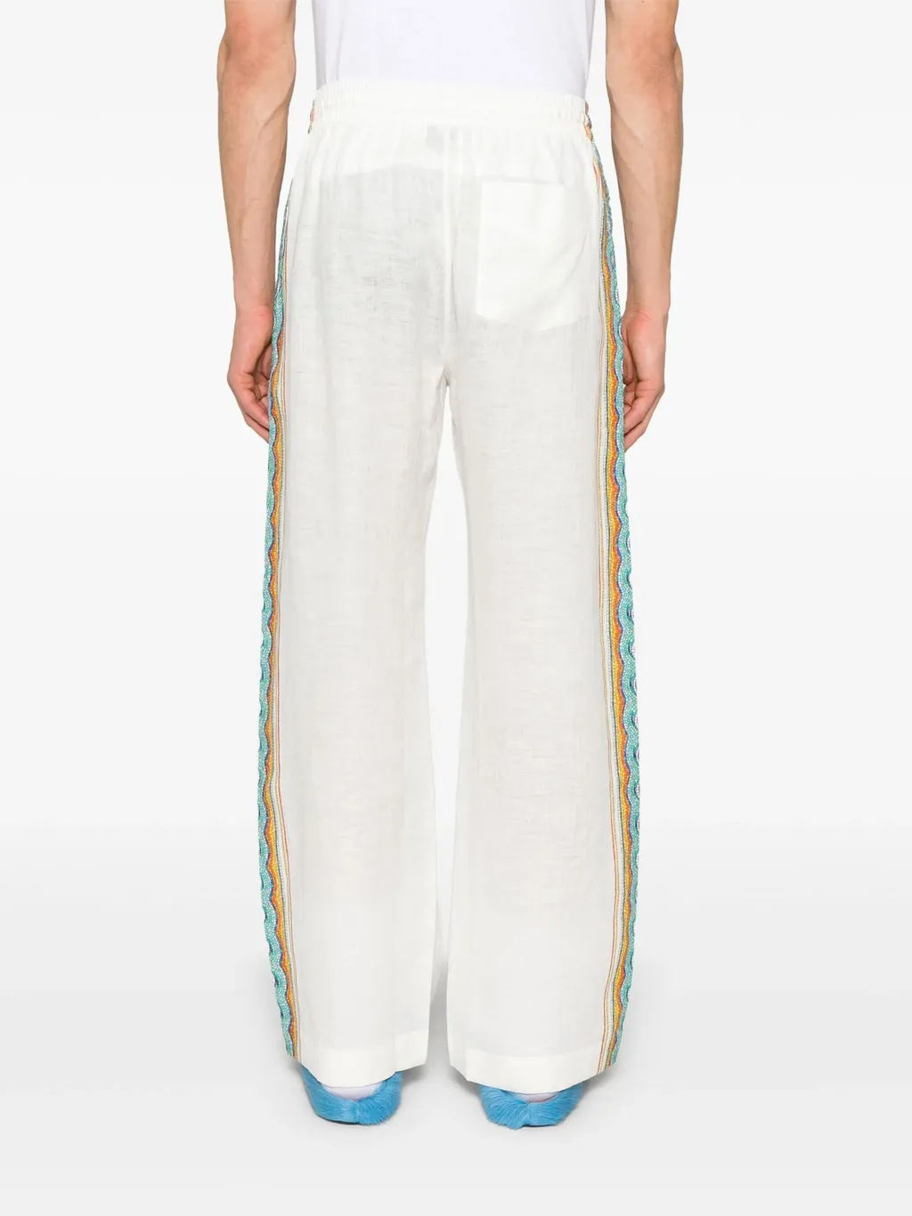 Drawstring Waist Casual Pants