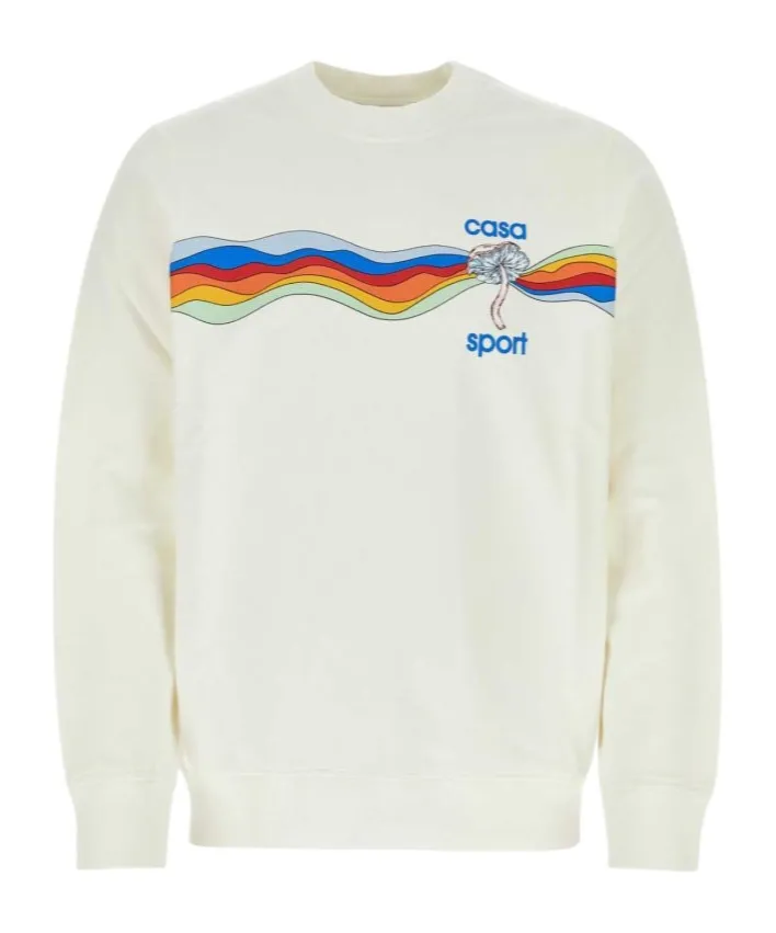 Striped Long-Sleeve Sweatshirt