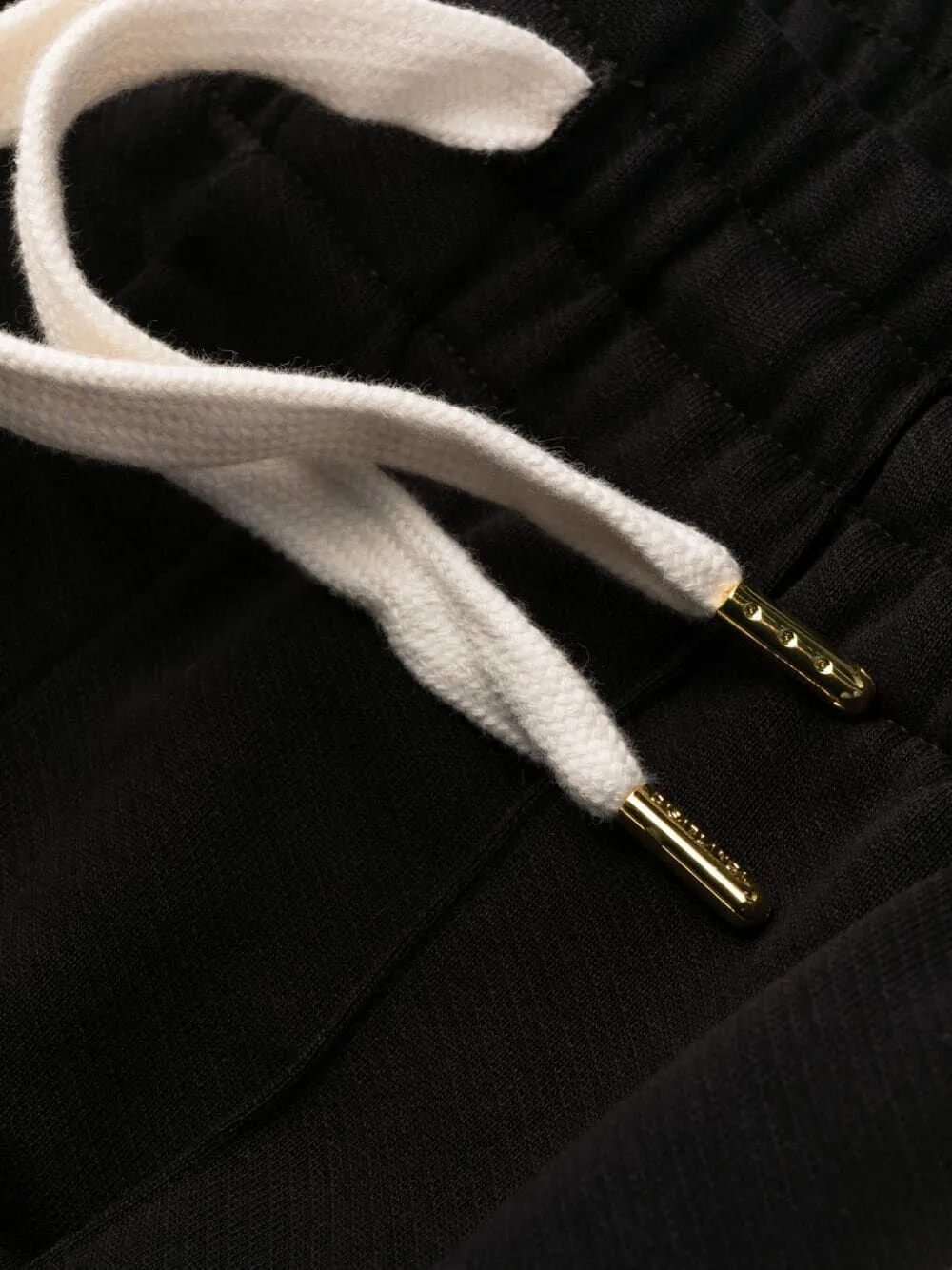 Embroidered Cotton Track Pants