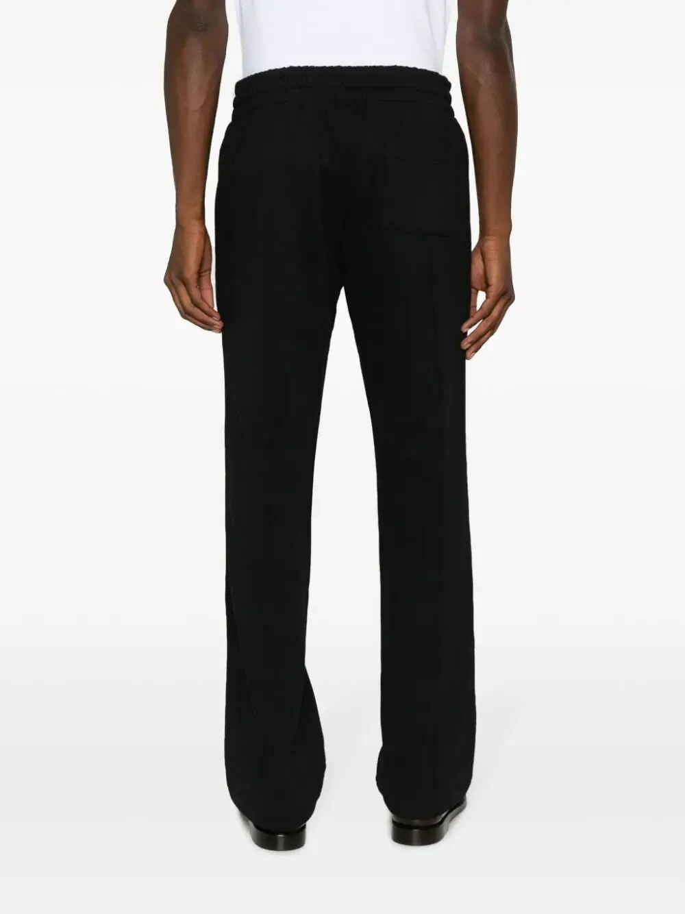 Embroidered Cotton Track Pants