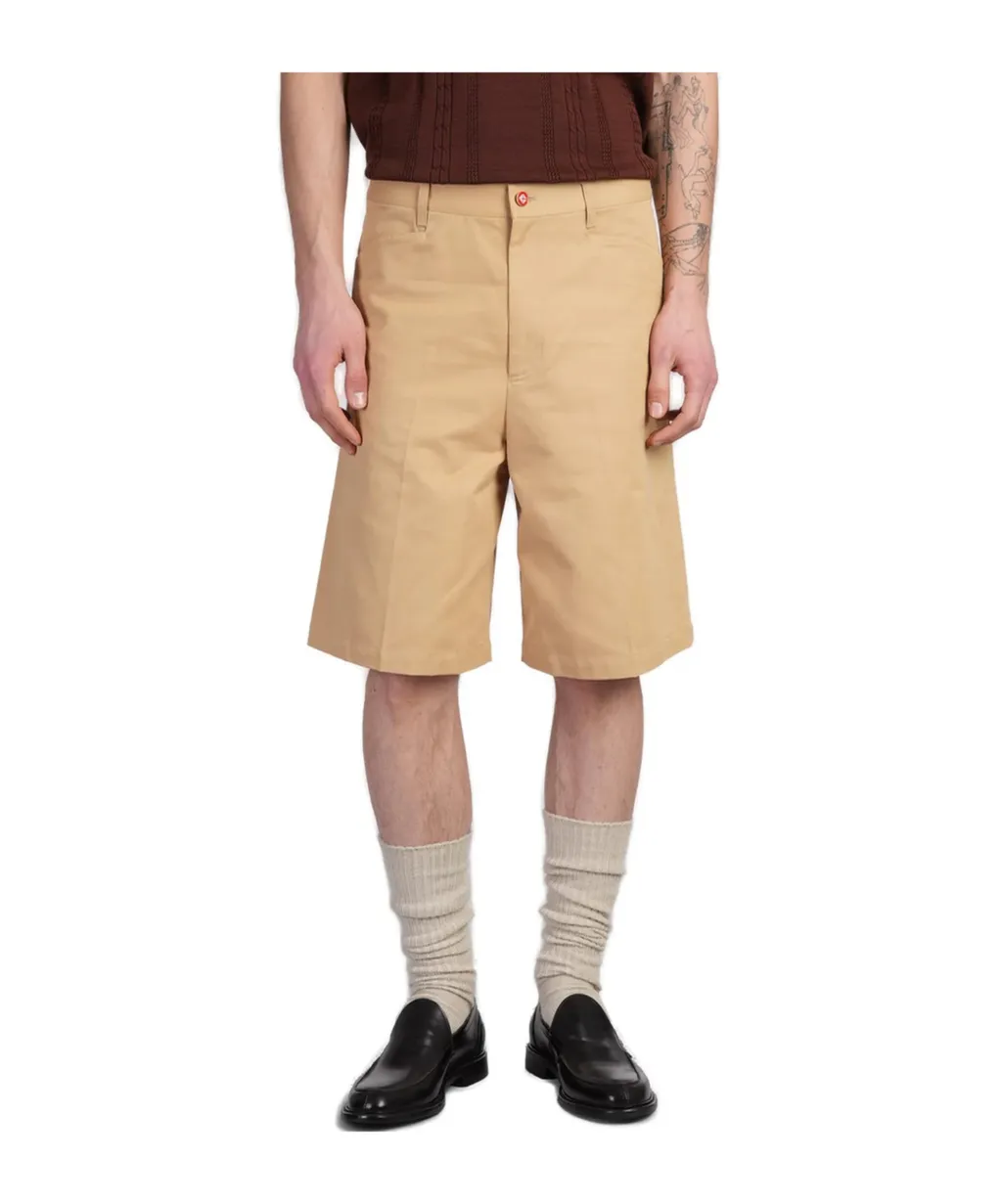 Logo Button Shorts