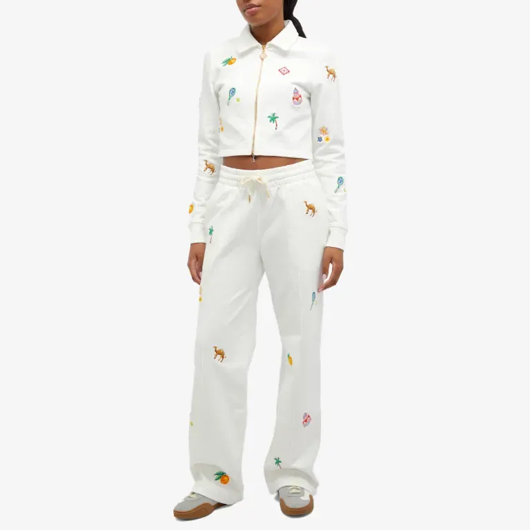 Logo Zip-Up Cropped Jacket