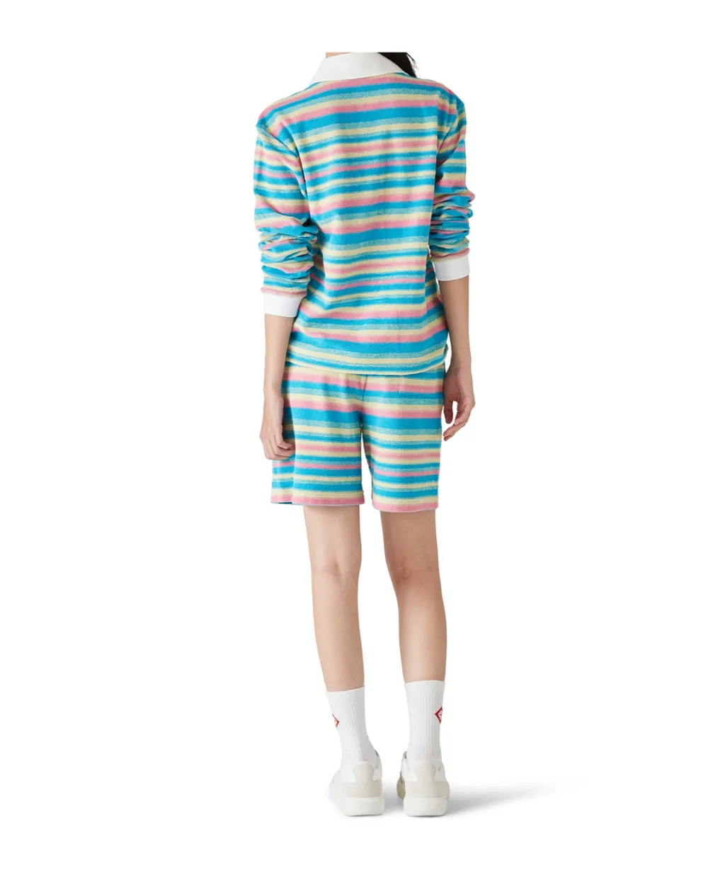 Striped Terry Shorts