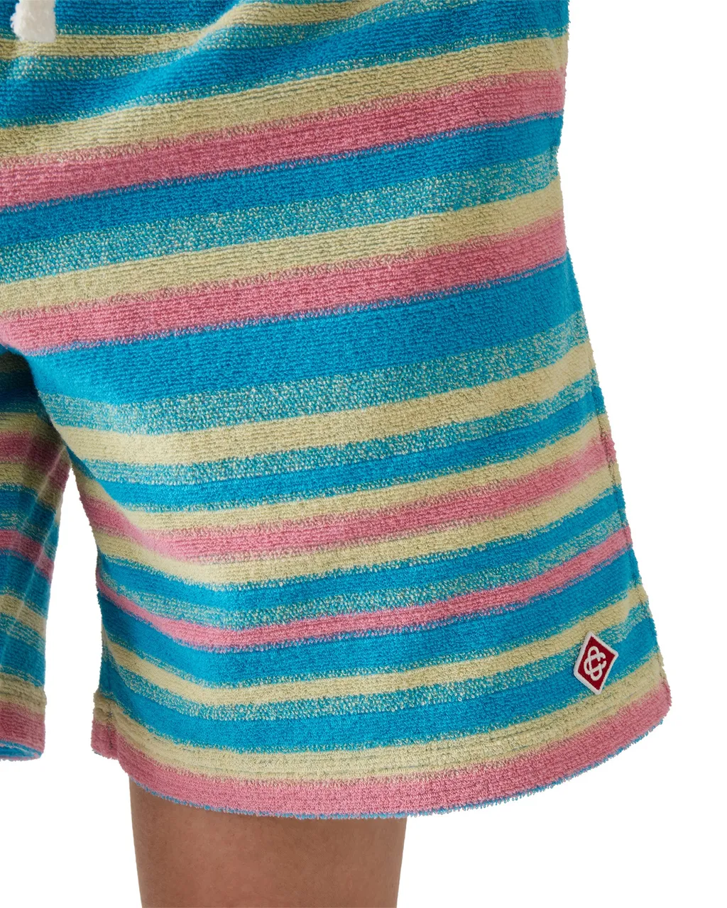 Striped Terry Shorts