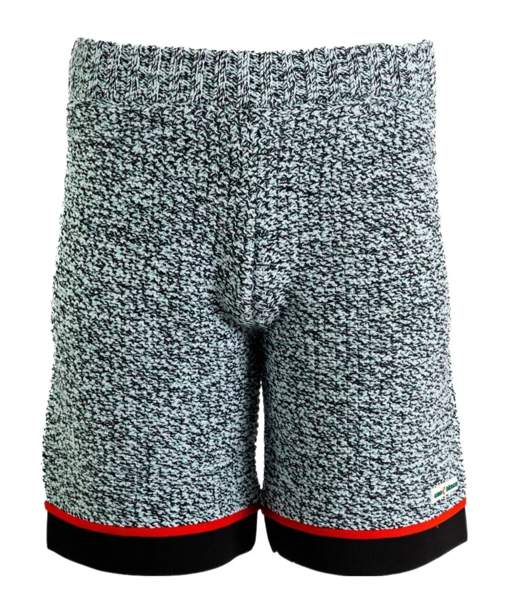 Textured Trim Shorts