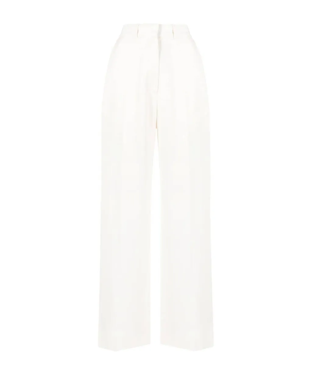 High Waist Wide Leg Trousers