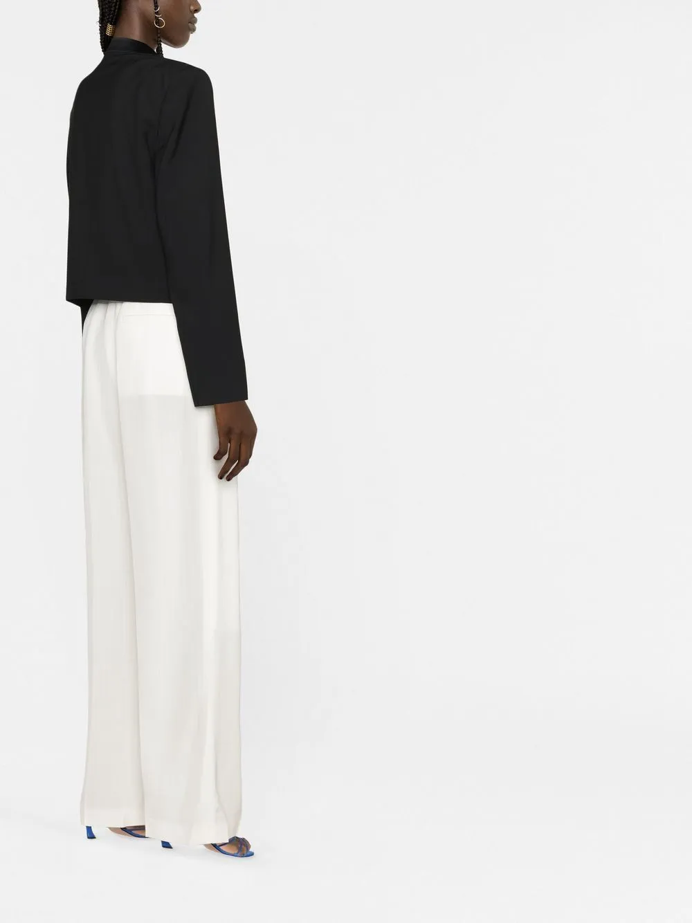 High Waist Wide Leg Trousers