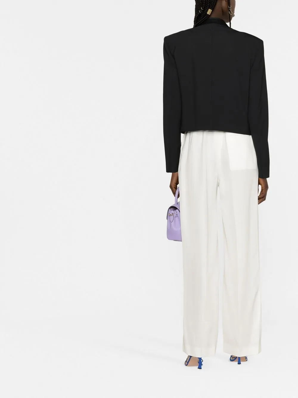 High Waist Wide Leg Trousers