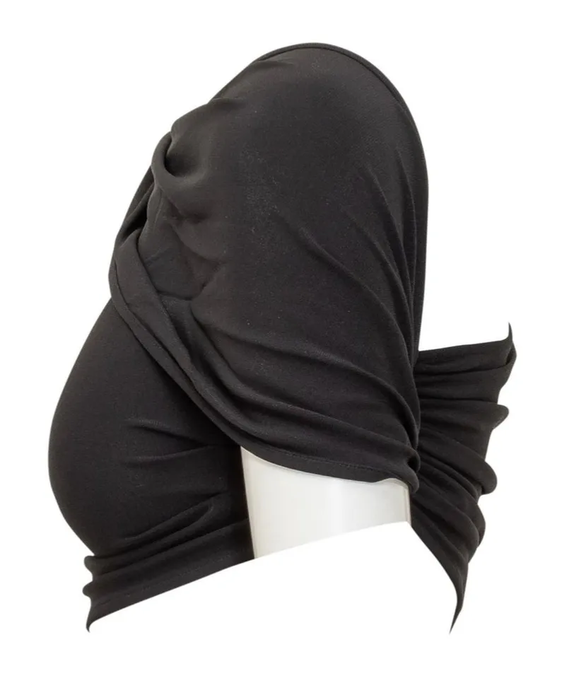 Crepe Draped Crop Top