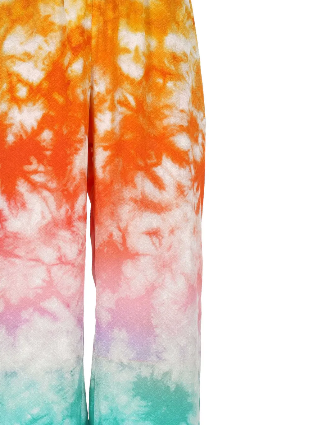 Straight-Leg Satin Trousers