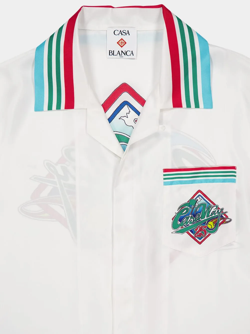 Casa Way World Series Short Sleeved Satin Shirt
