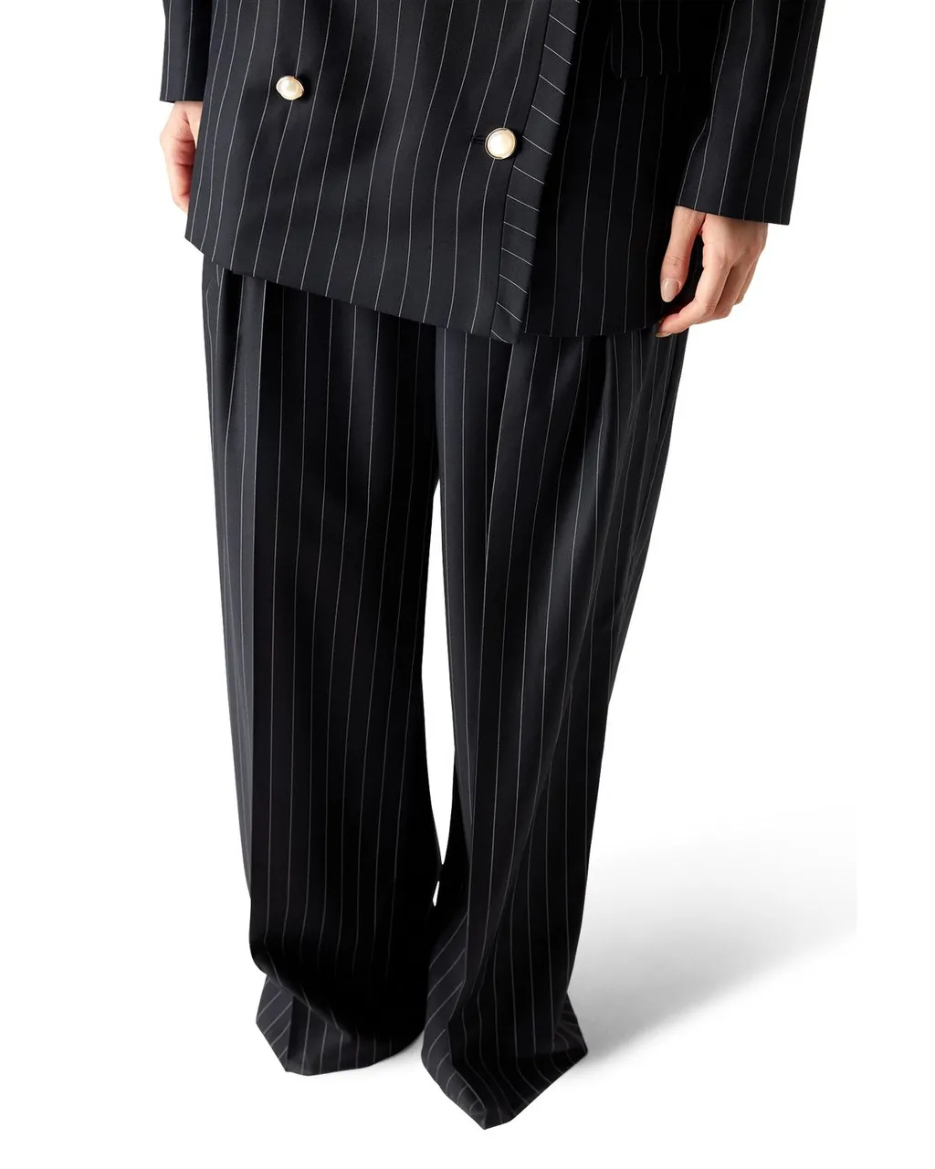 Pinstripe Trousers