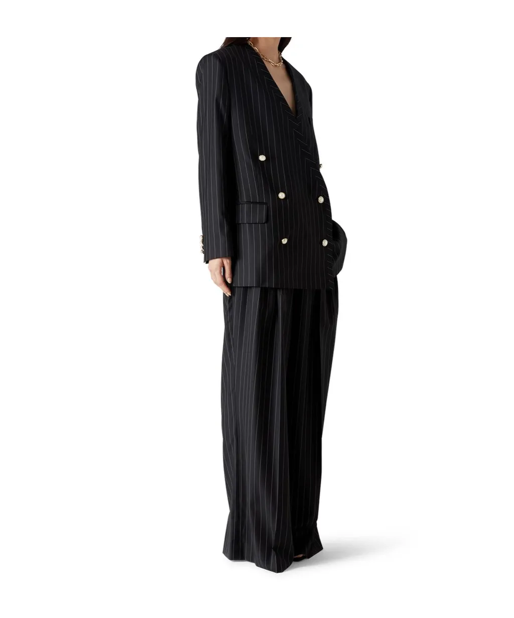 Pinstripe Trousers