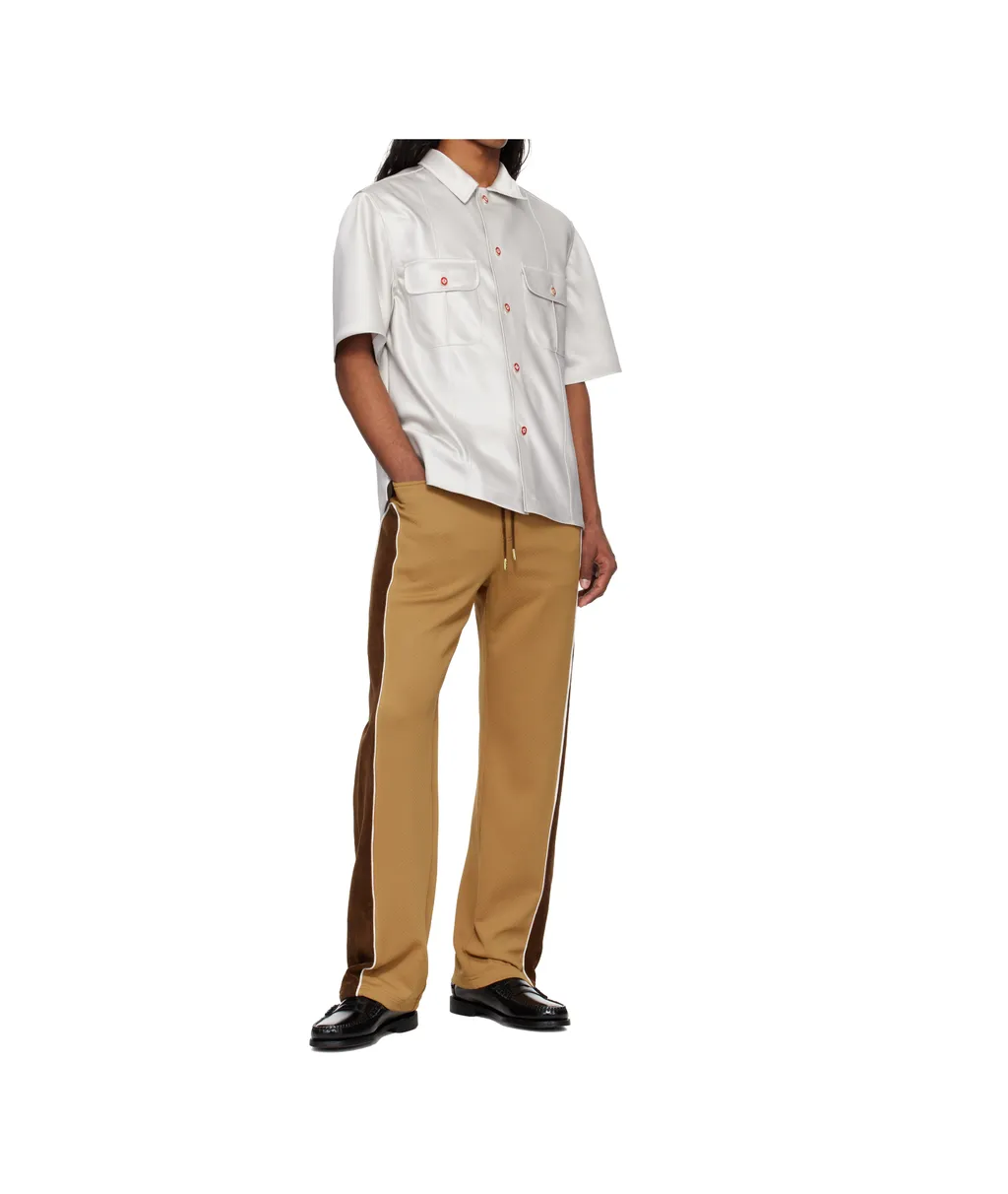 Short Sleeve Satin Shirt