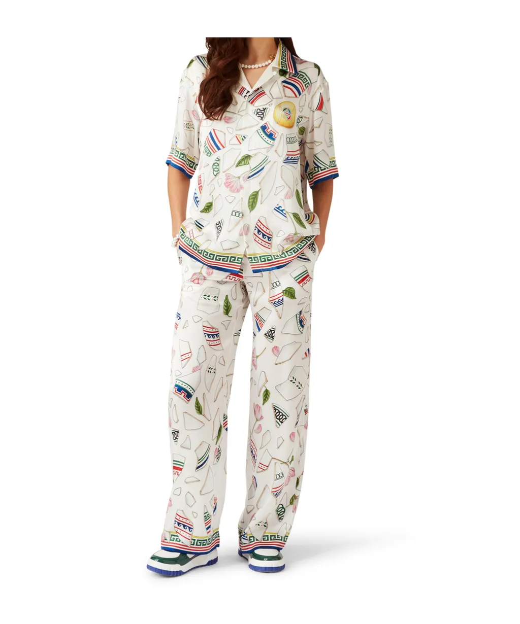 Pattern Casual Pants