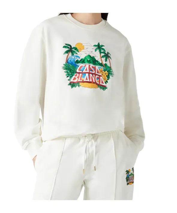 Casa Beach Wave Crewneck Sweatshirt