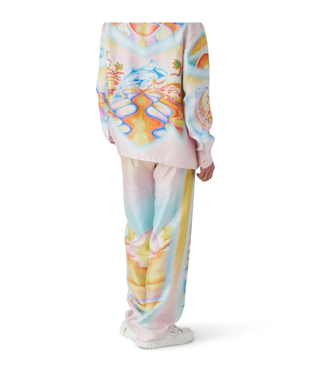 Psychedelic Nirvana Satin Trousers