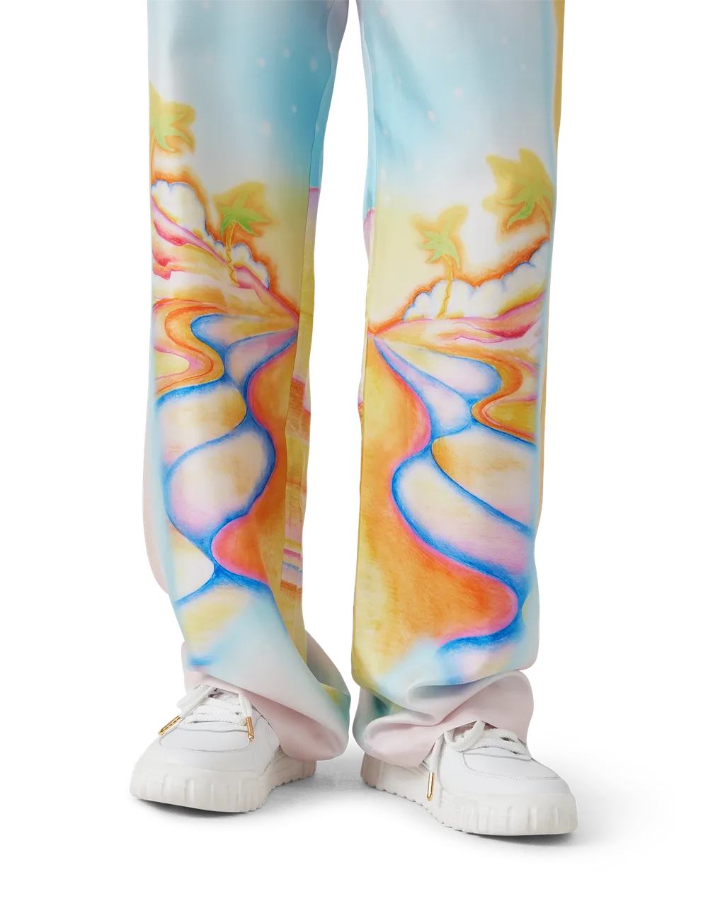 Psychedelic Nirvana Satin Trousers