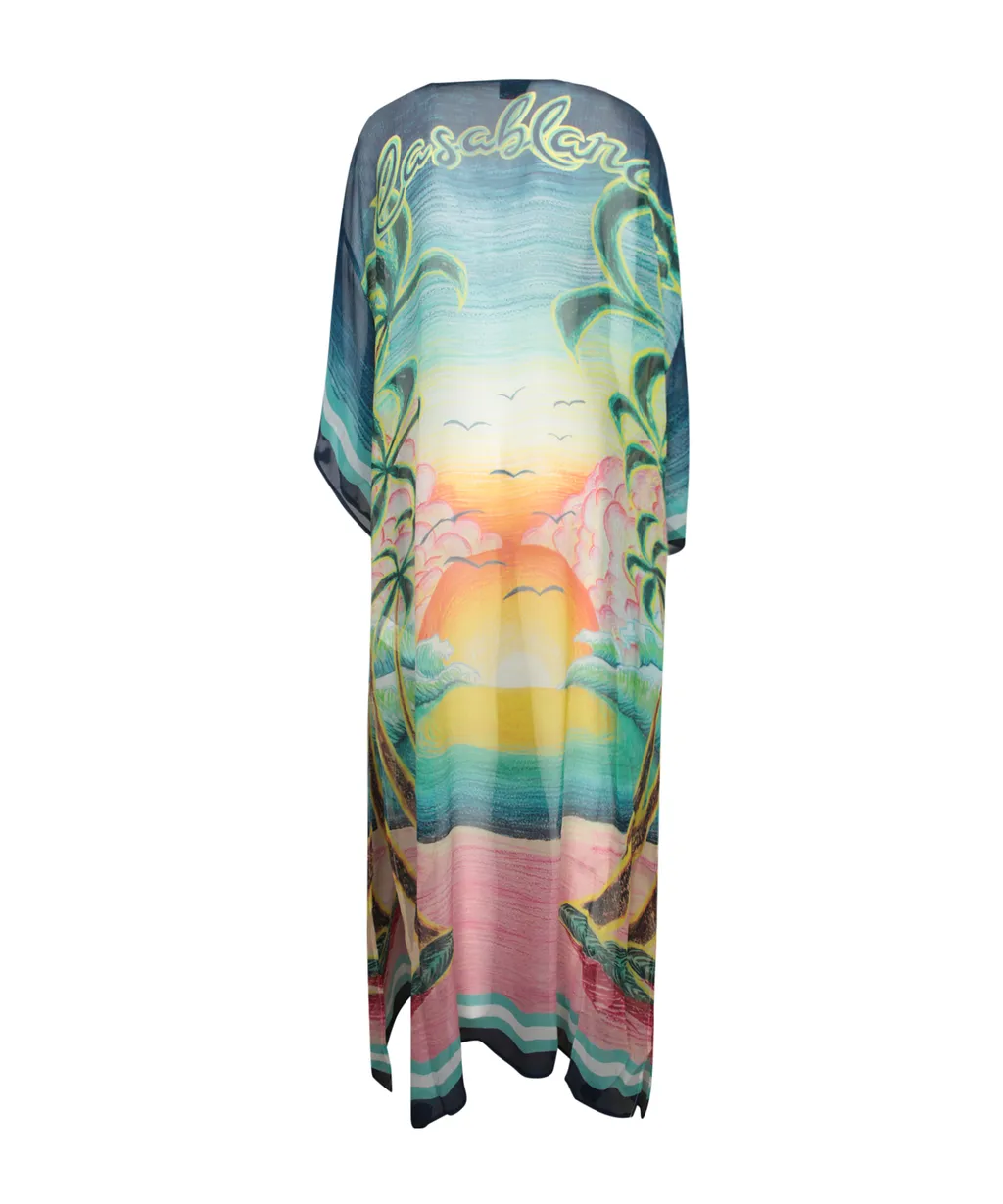 Silk Chiffon Maxi Dress